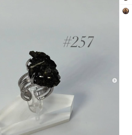 Epidote Cluster Ring