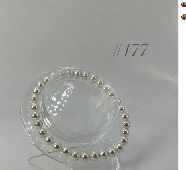 White Freshwater Pearl Bracelet 6mm