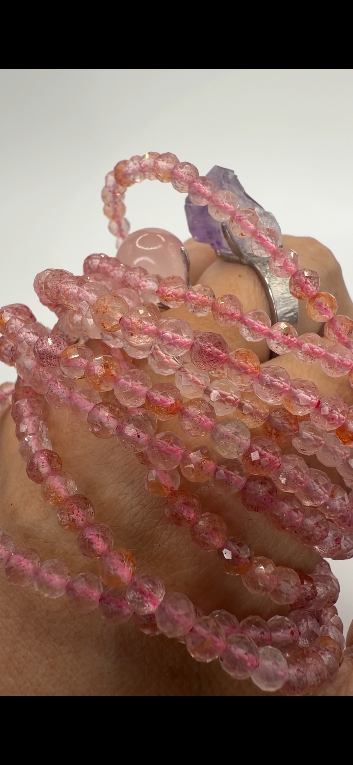 Strawberry Quartz / Pink Strawberry Quartz
