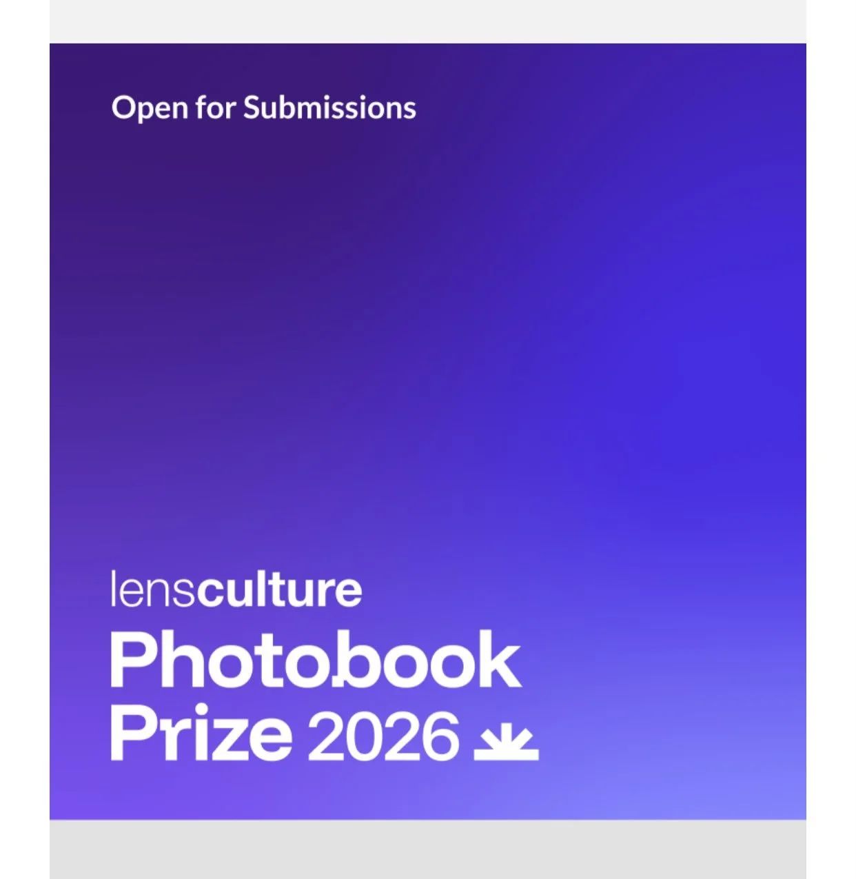 LensCulture Photobook Prize 2026 is open for submissions!!! No maquette required, just the work you feel will excel in the book form. 

Outstanding jury, publication award&hellip; this is exciting!

20-30 images, a project statement and a brief bio.
