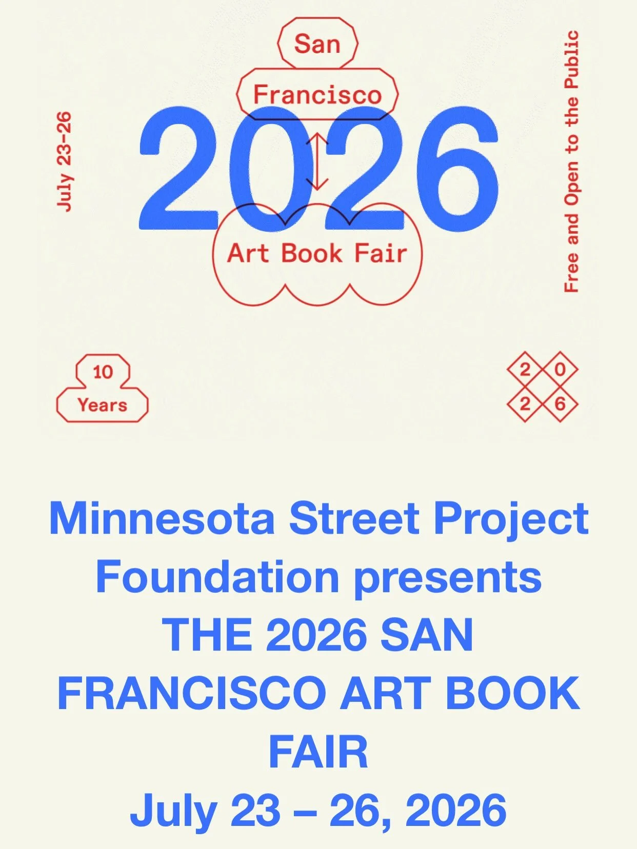 On NOW: the 2026 San Francisco Art Book Fair! Long list of exhibitors and a stellar programming schedule - swipe to see a highlight happening tomorrow:

Saturday, July 25

12pm - 1pm
&ldquo;Composit Press: A New Educational Photobook Publishing Model