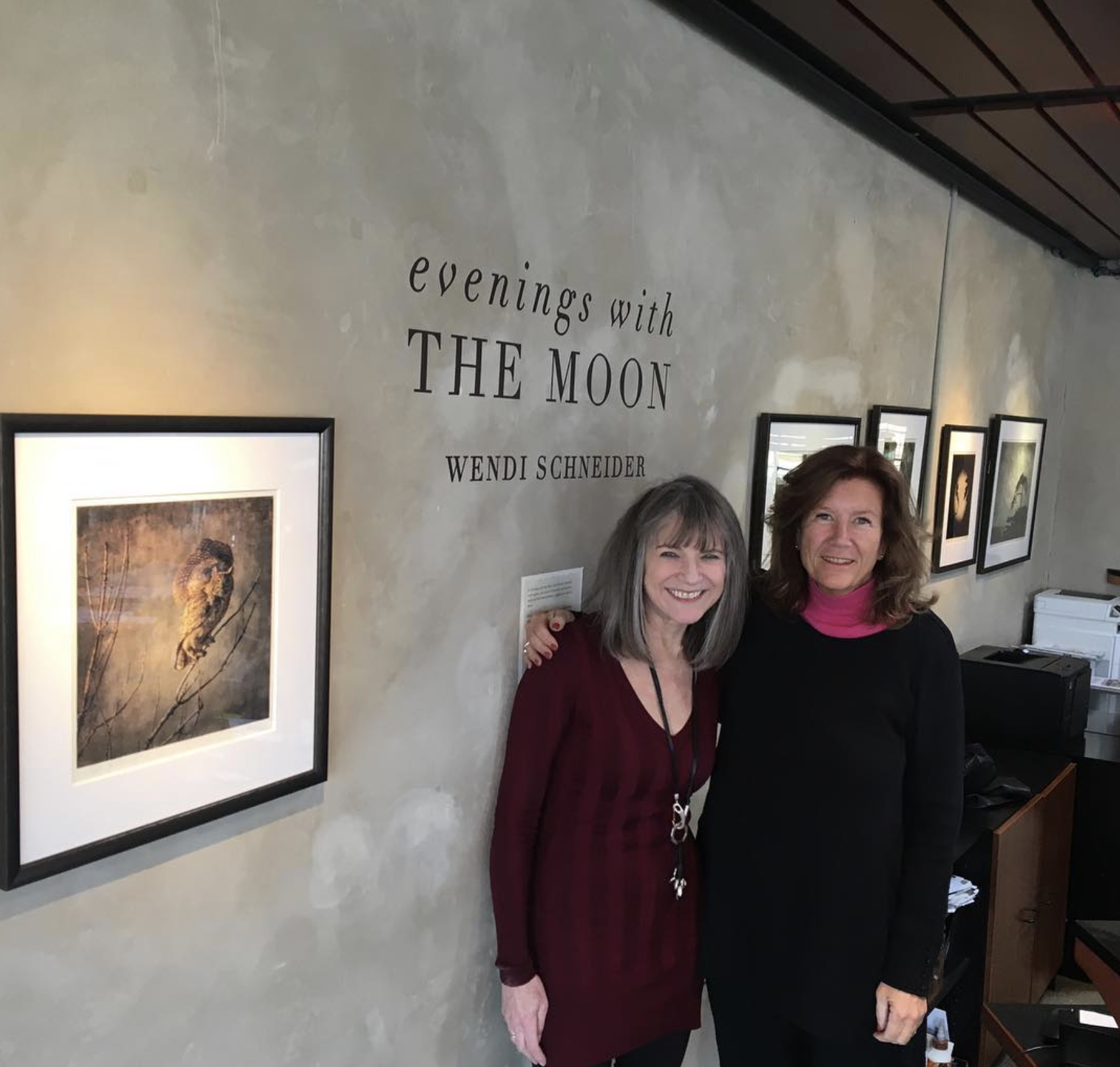 March 22, 2019 - 

“Evenings with THE MOON” is artist Wendi Schneider’s current exhibition, on view through May 30th at The Gallery at Mr. Pool in Boulder, Colorado. This selection features 26 works created in the past 7 years (primarily 2019, pigmen