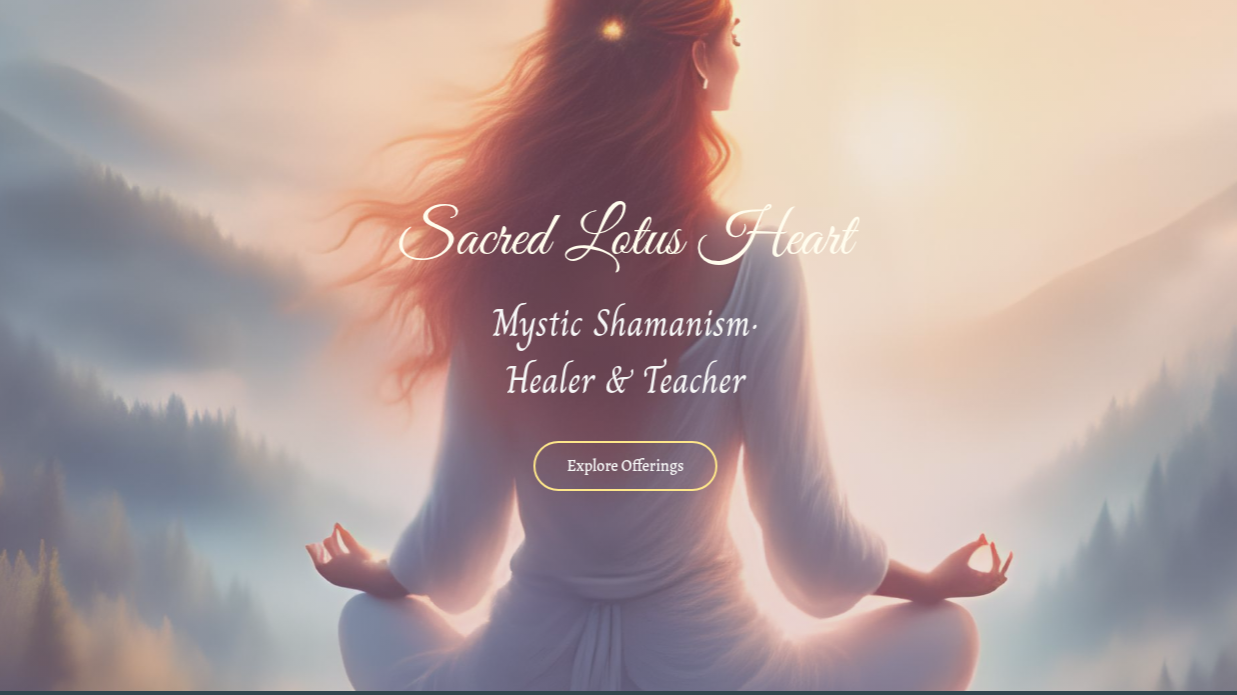 Mystic Shaman Meditating like Hailey A Hinson does before and during healing and teaching sessions
