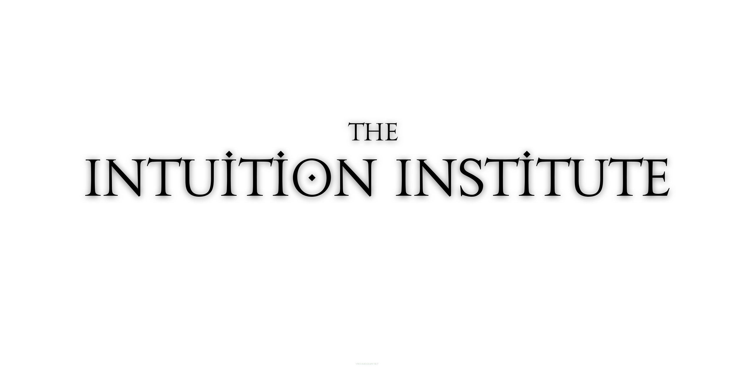 The logo for the "Intuition Institute" features a black truck silhouette with the stylized text 'The Tundra' underneath.