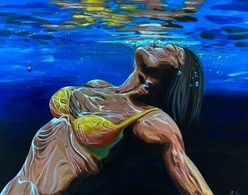 "Floating" 
Acrylic on Canvas
48"x60"
Feburary 2024
✩
2024 District II First Place Regional Winner for the Visual Arts Achievement Program (VAAP)