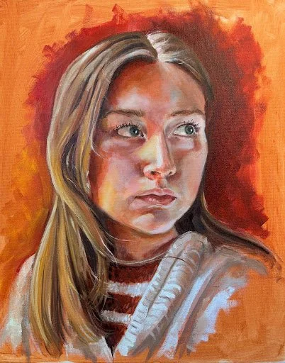 "Self Portrait: Distance"
Oil on Canvas
16"x20"
2026