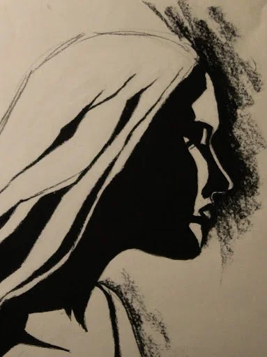 "Profile Study no. 1"
Compressed Charcoal on Paper
24"x18"
January 2024