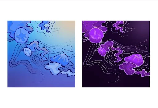 "Jellyfish Lady"
Photoshop Drawing
13"x19"
2025