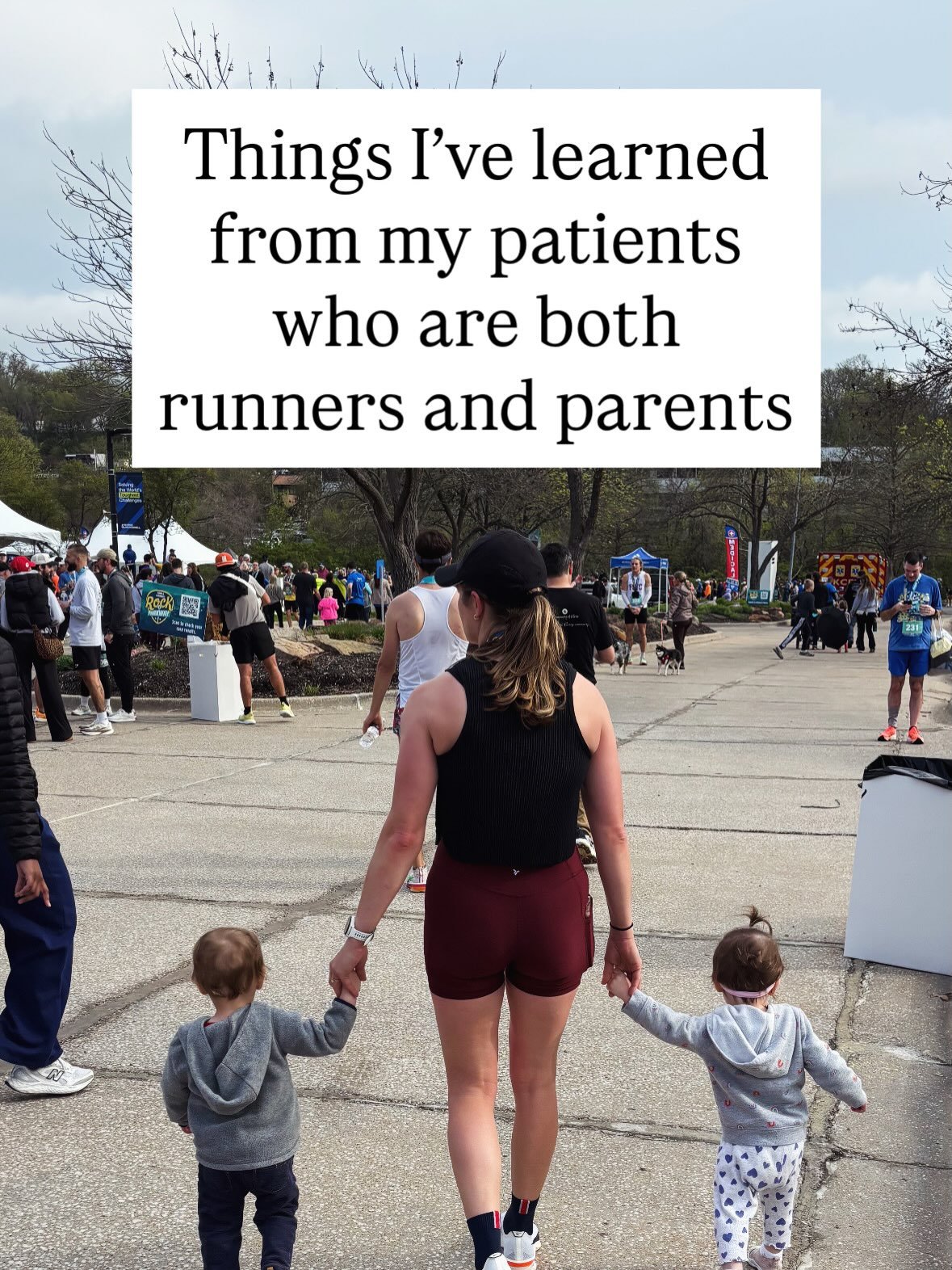 I work with all kinds of runners. By far the biggest demographic I work with is parents with young children. And it&rsquo;s my favorite.

There&rsquo;s something so much more rewarding for these folks (and, myself included, I&rsquo;ve found since bec