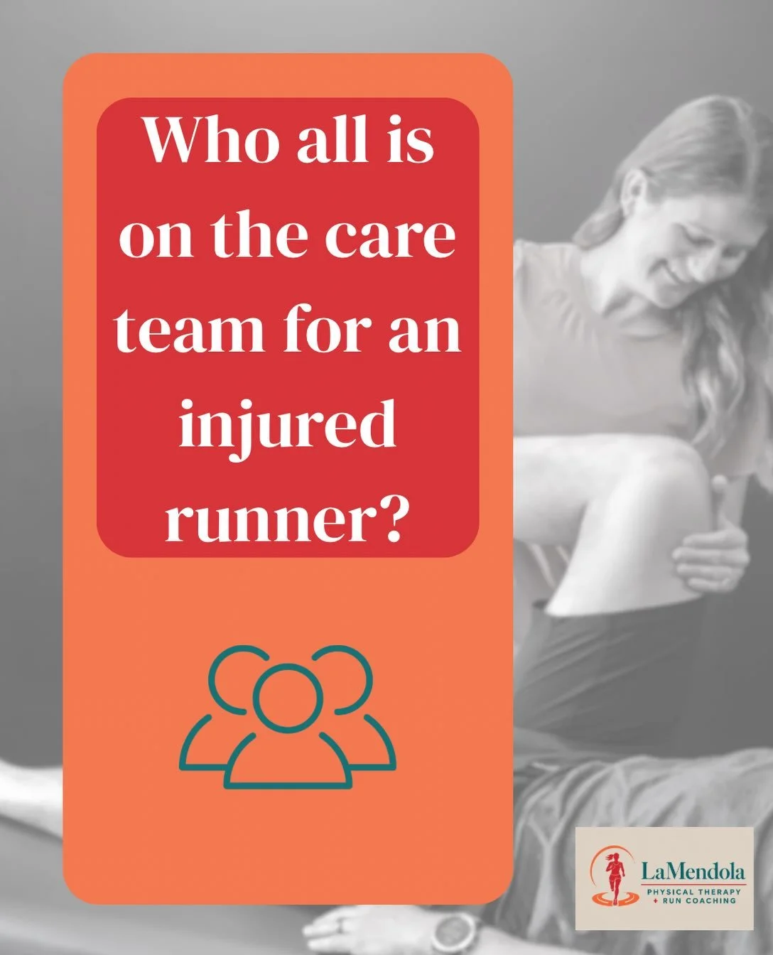 Running injuries are multi-factorial, and thus require a multi-disciplinary approach. 

Research shows us, and my own clinical experience shows me, that an injured runner achieves better outcomes when multiple high-quality care providers across the h