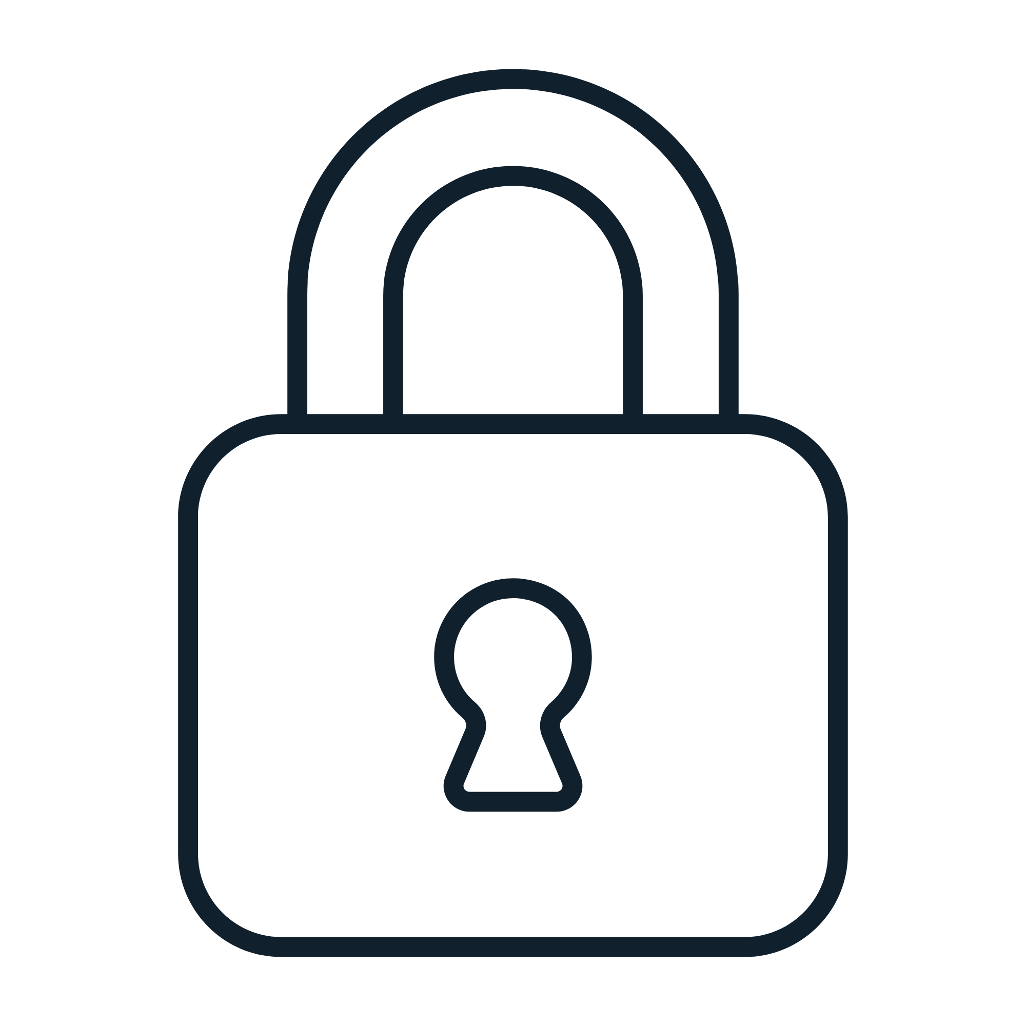 A lock for security purposes.