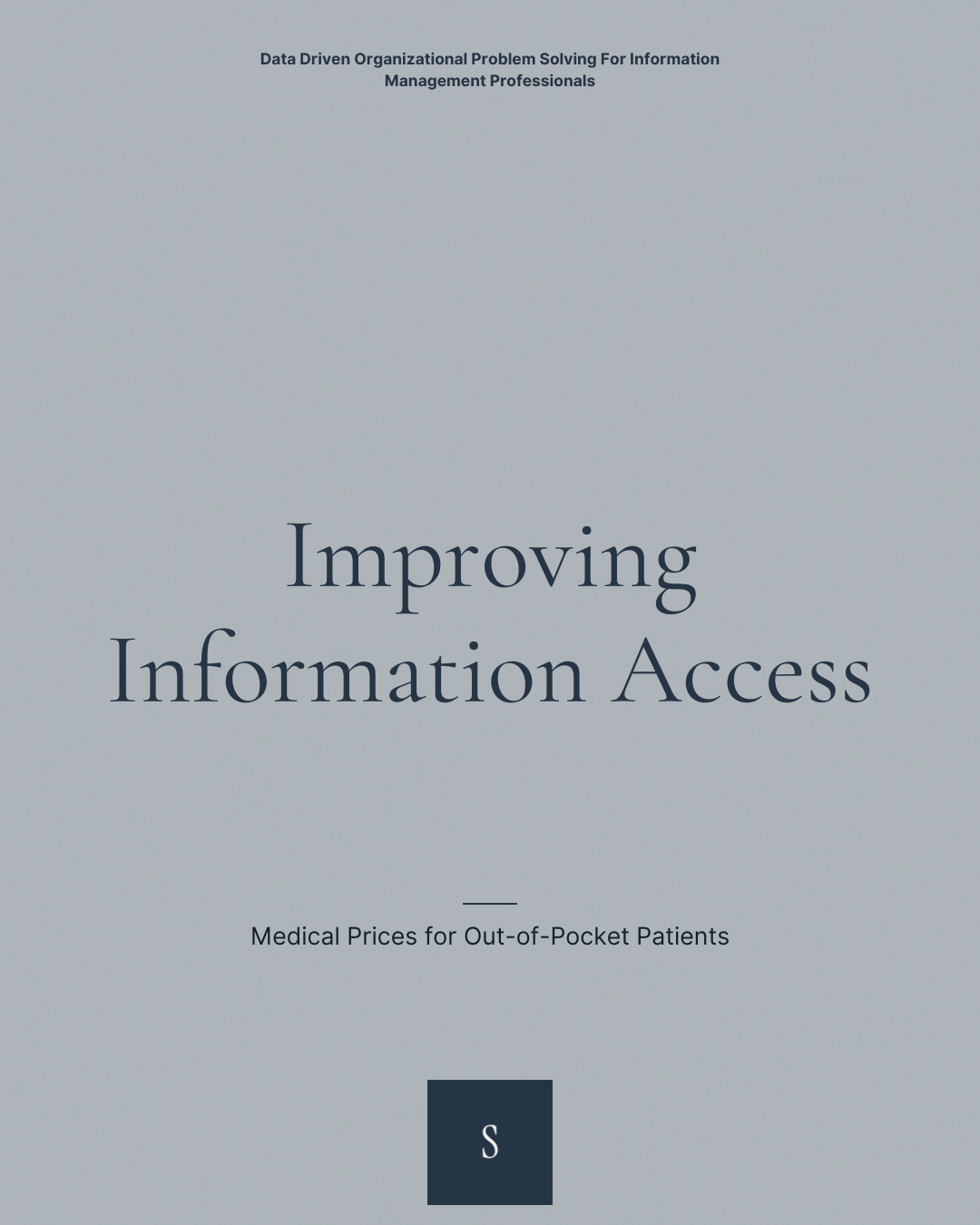 Improving Access to Medical Prices