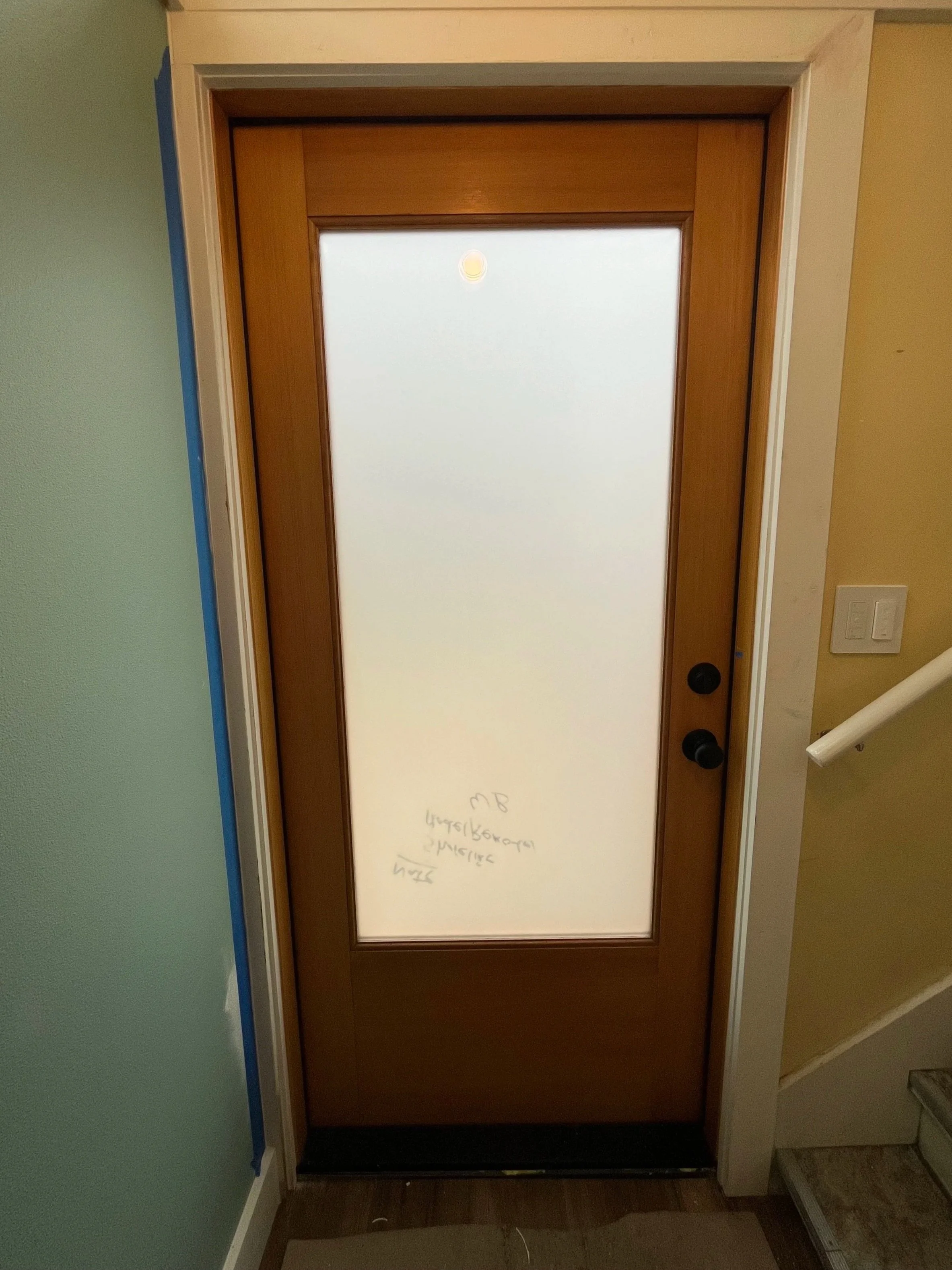 Exterior Door Install