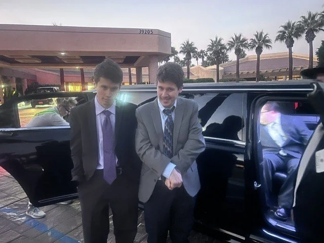 Young Adults with Autism attending Special needs prom