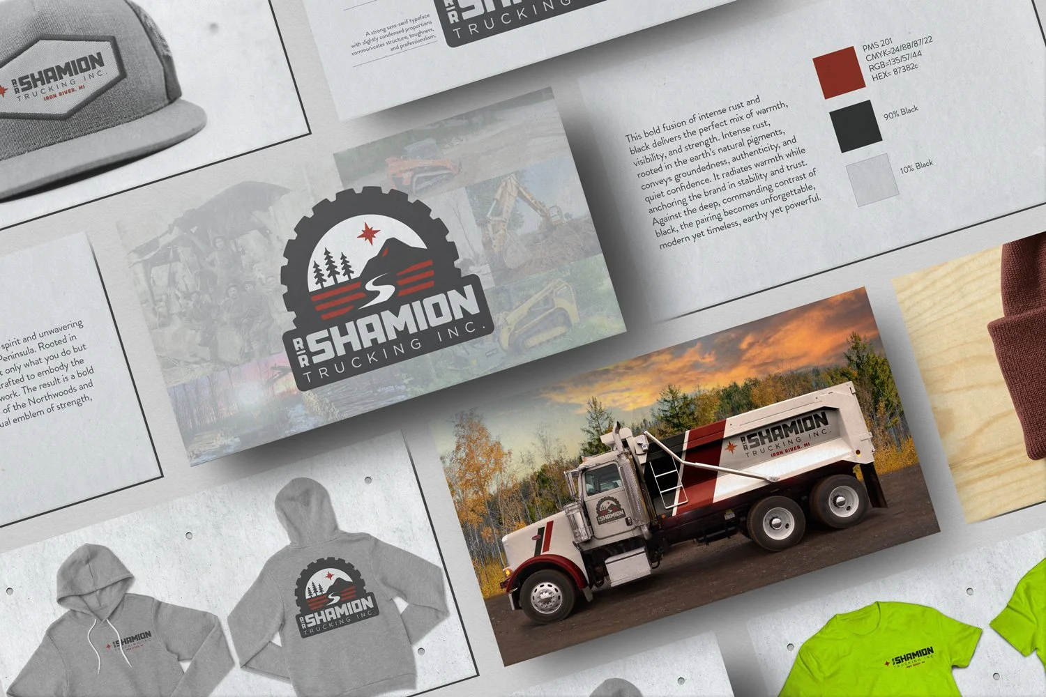 43 Degrees North Design, RR Shamion Brand Identity