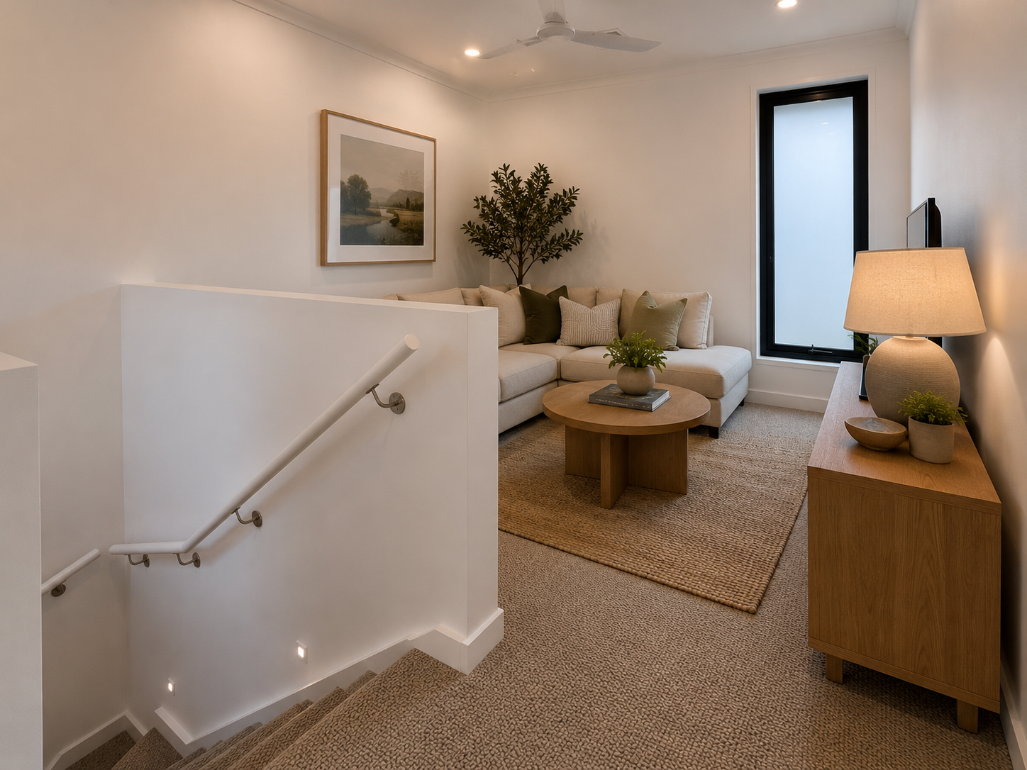 Kilburn development - upstairs living space