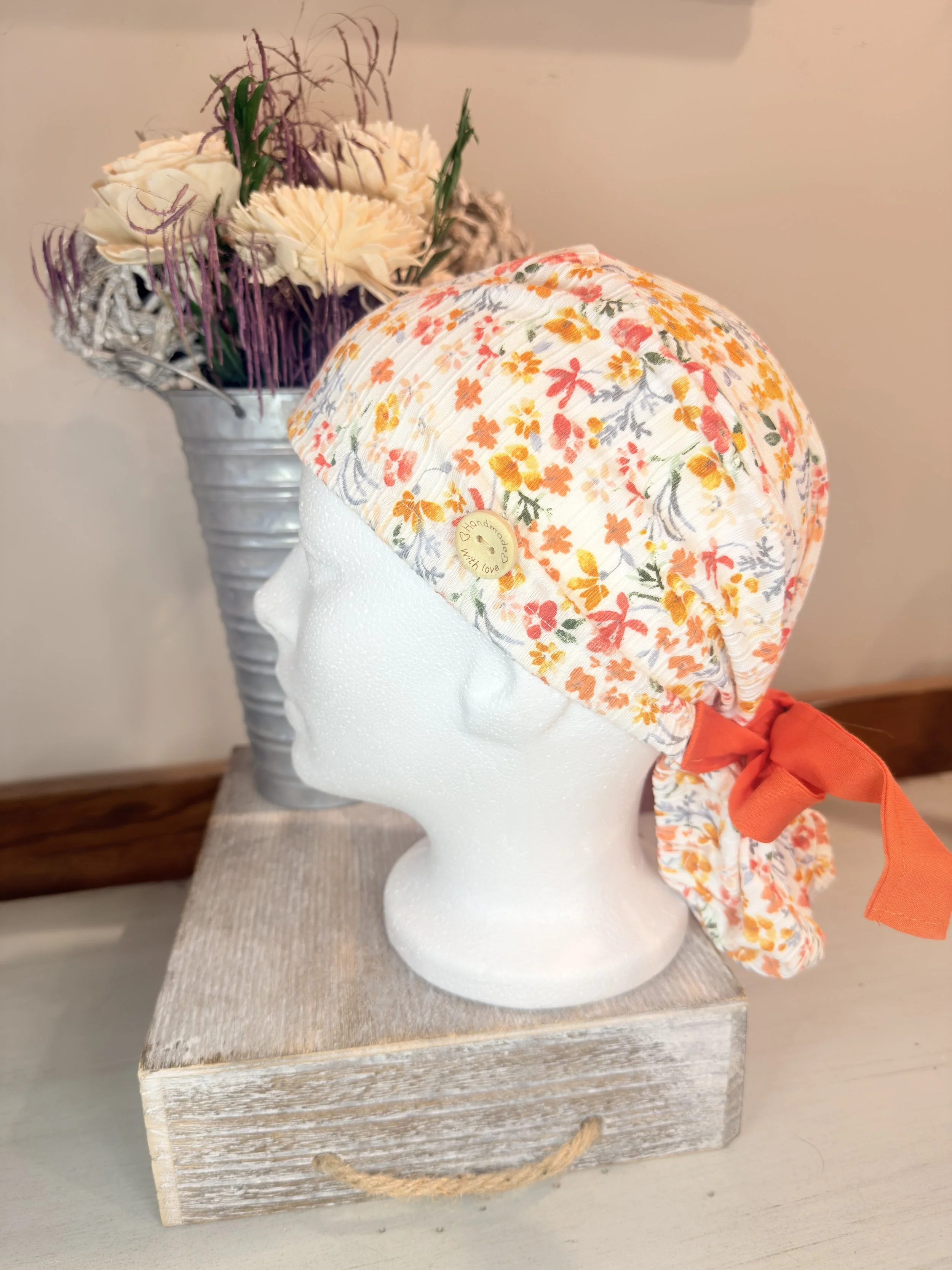 Orange and yellow floral