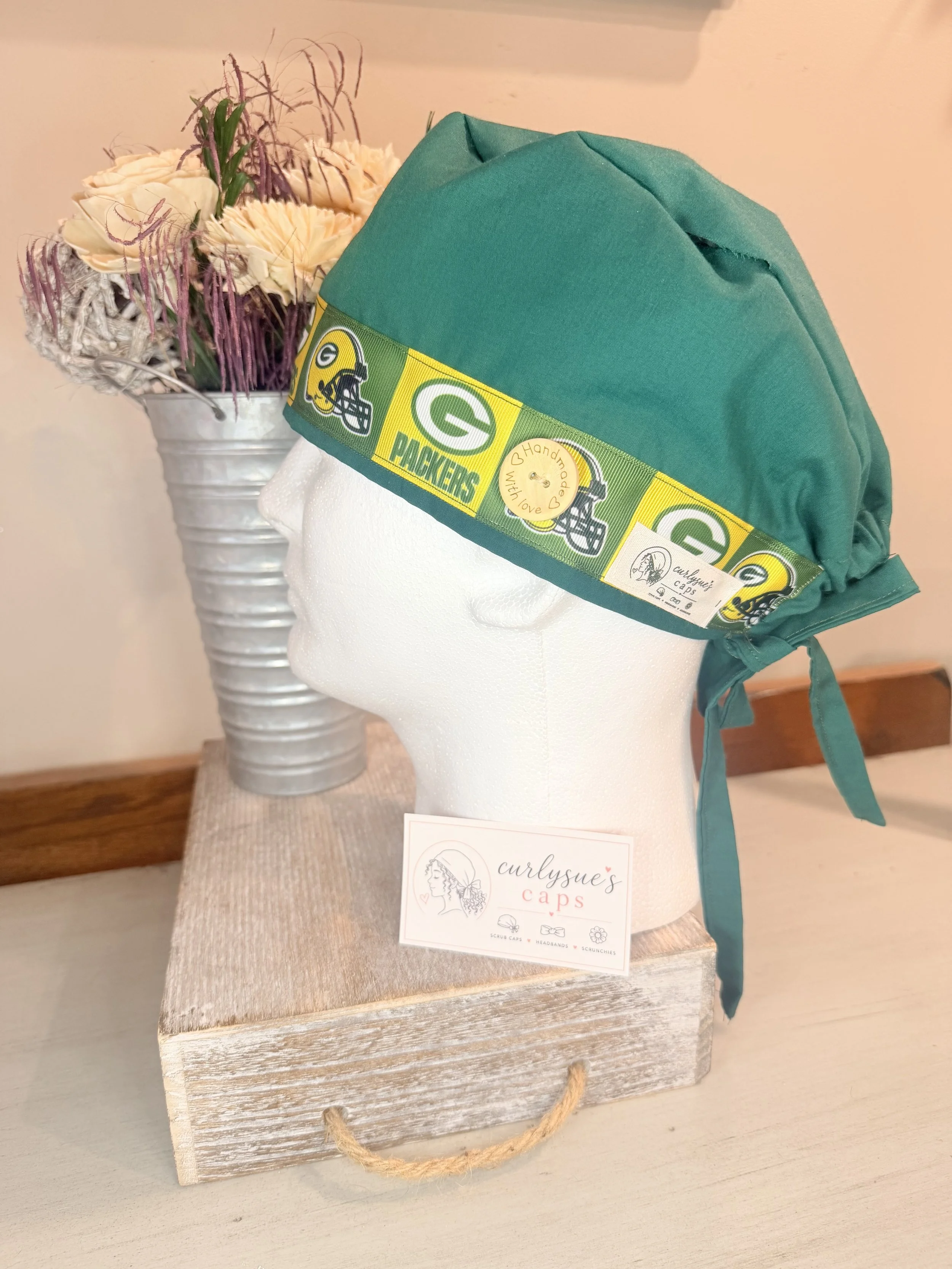 GreenBay Packers scrub cap