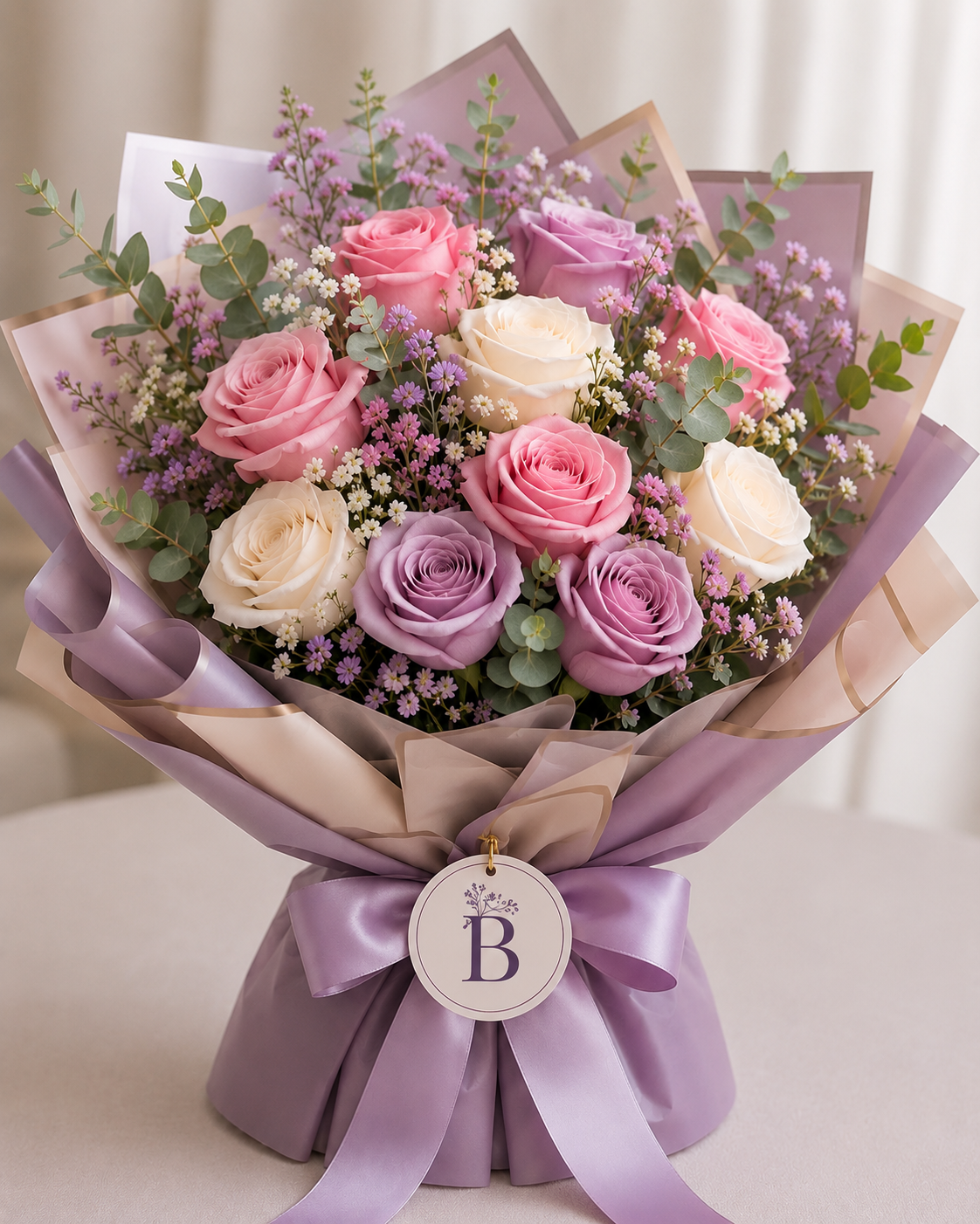 Lavender Rose Bouquet