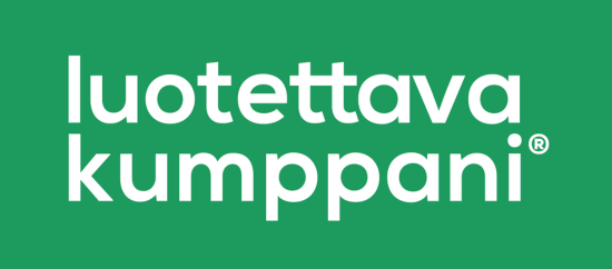 Luotettava kumppani -tunnus