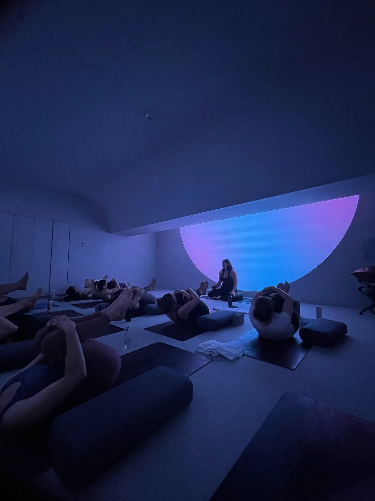 yoga studio practice with emily