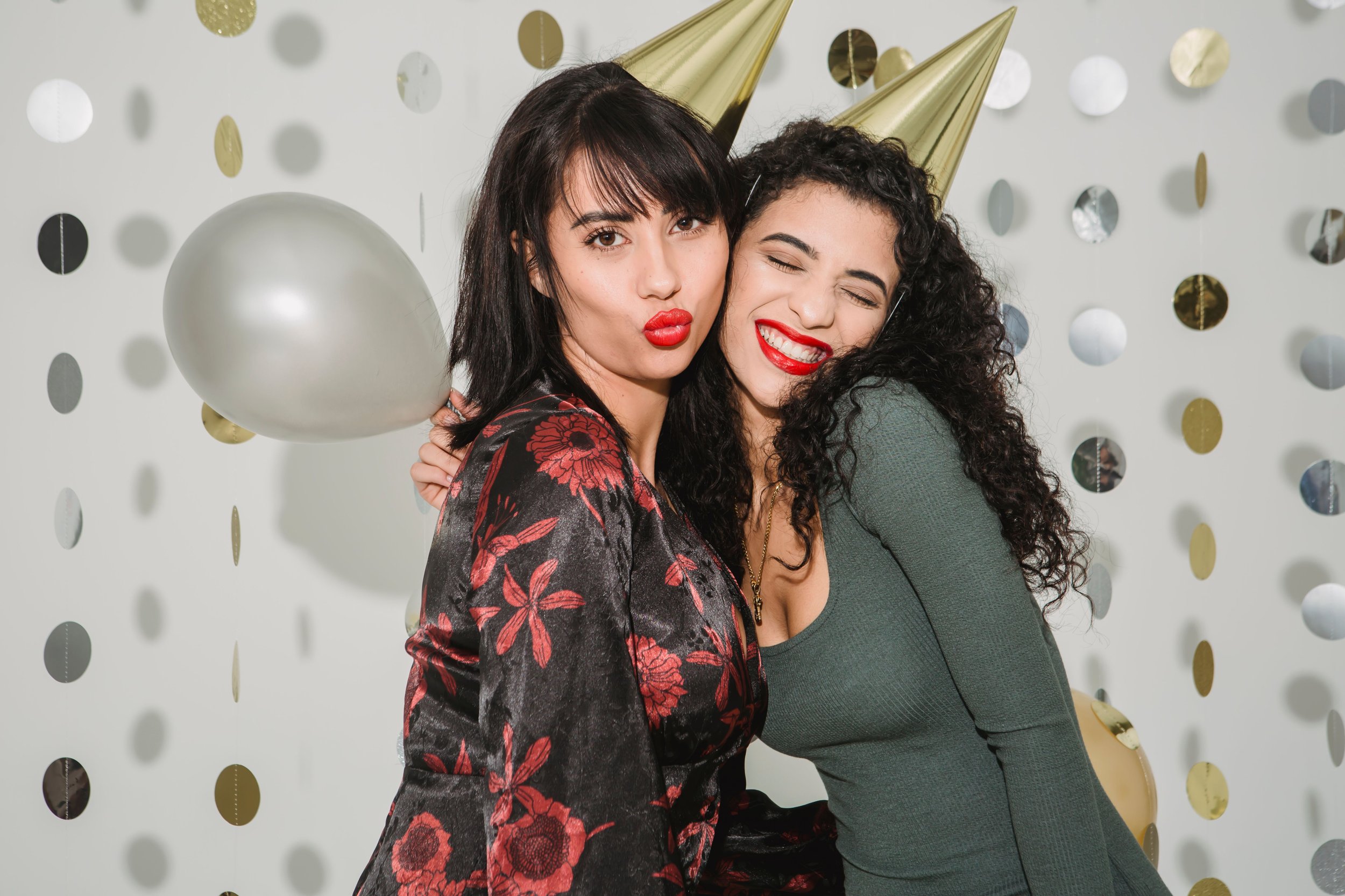 yes and photo booth new years party