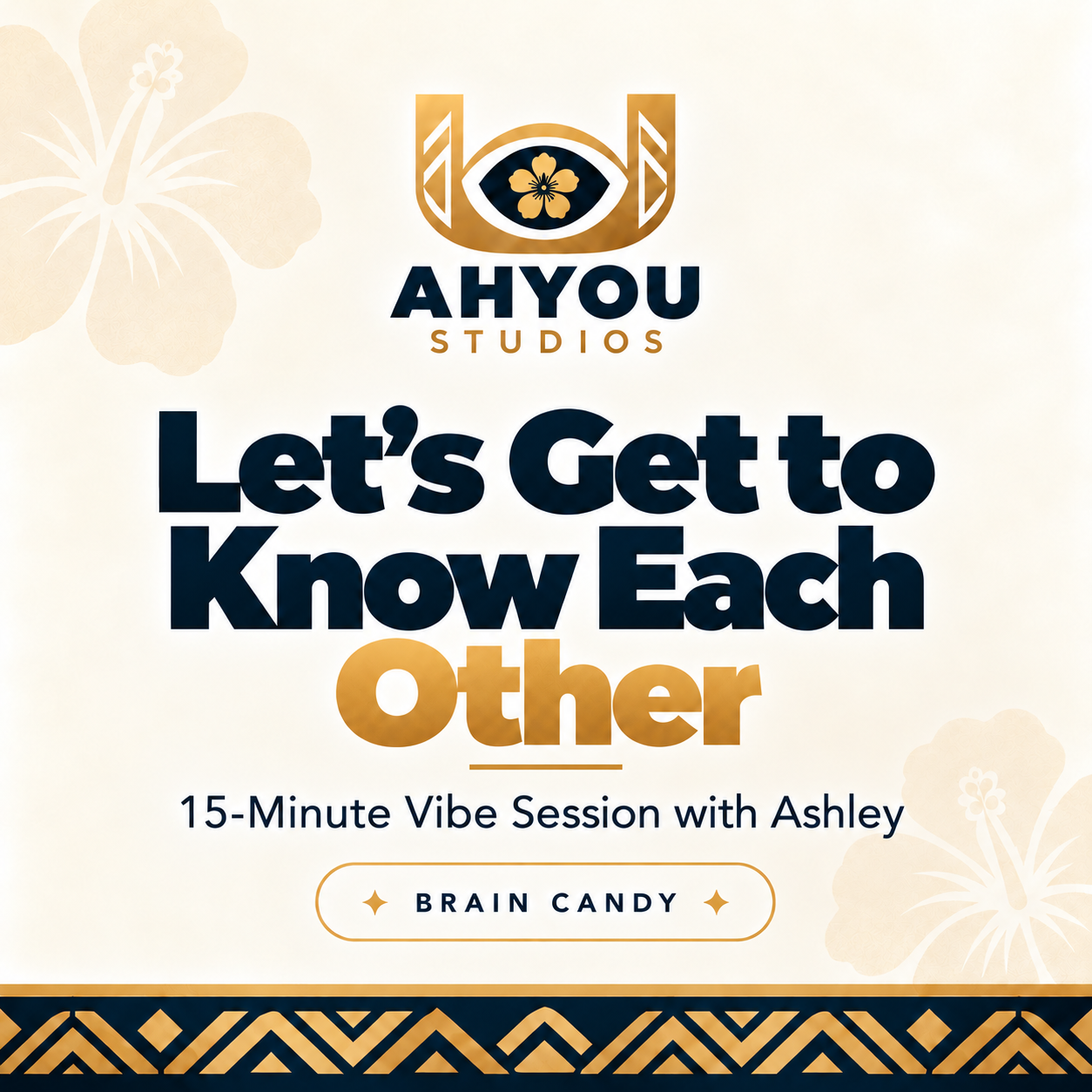 Let’s Get to Know Each Other — 15-Minute Vibe Session