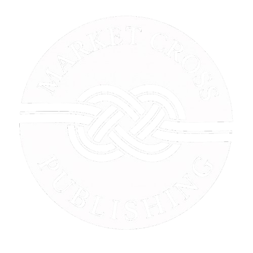 Logo with the Anne's Grace knot in the center, surrounded by the words 'Market Cross Publishing' in a circular layout.