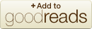 A beige bookmark with a gold ring and the text '+ Add to goodreads' on it.