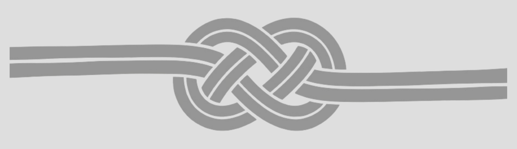 Gray illustration of the Anne's Grace knot from Scarborough Fair (Book One of the Heartsong Anthology).