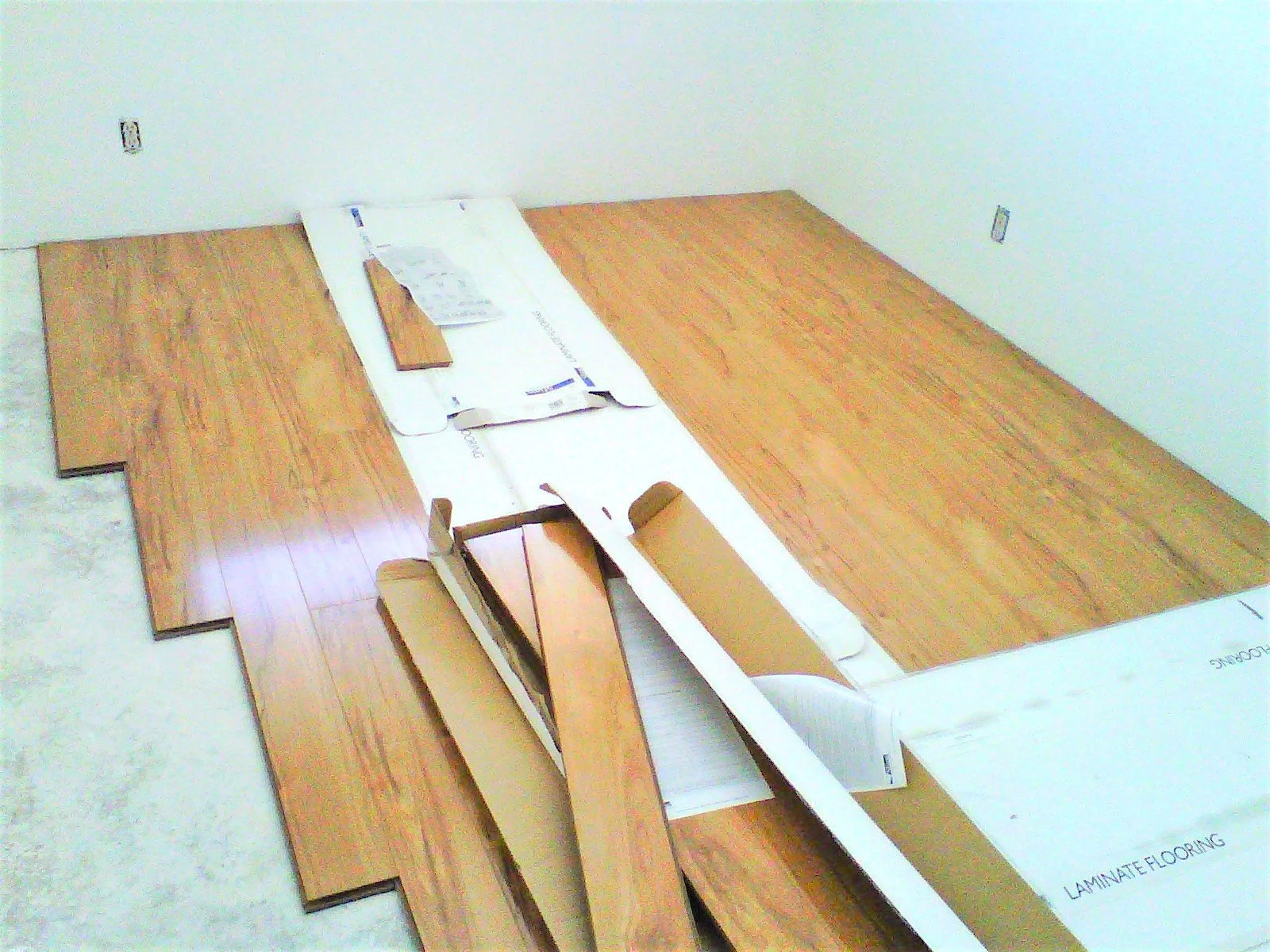 Laminate Flooring install