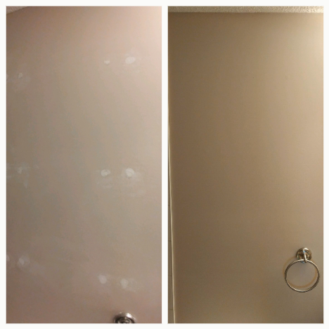 wall patch and paint. 