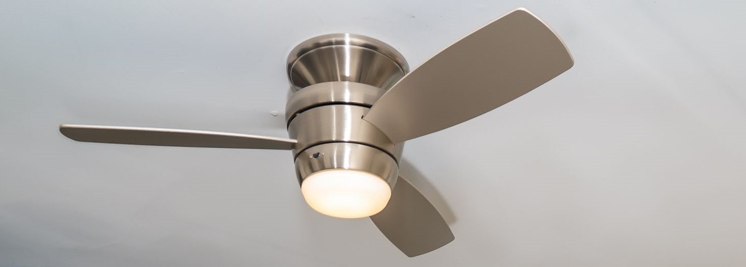 Modern ceiling fan install