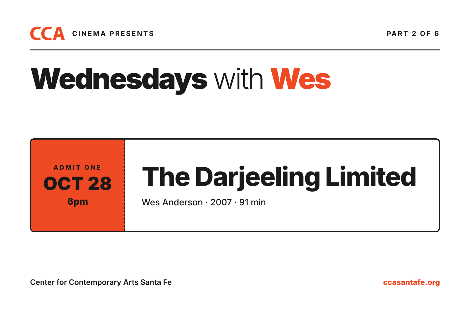 Wednesdays with Wes: The Darjeeling Limited