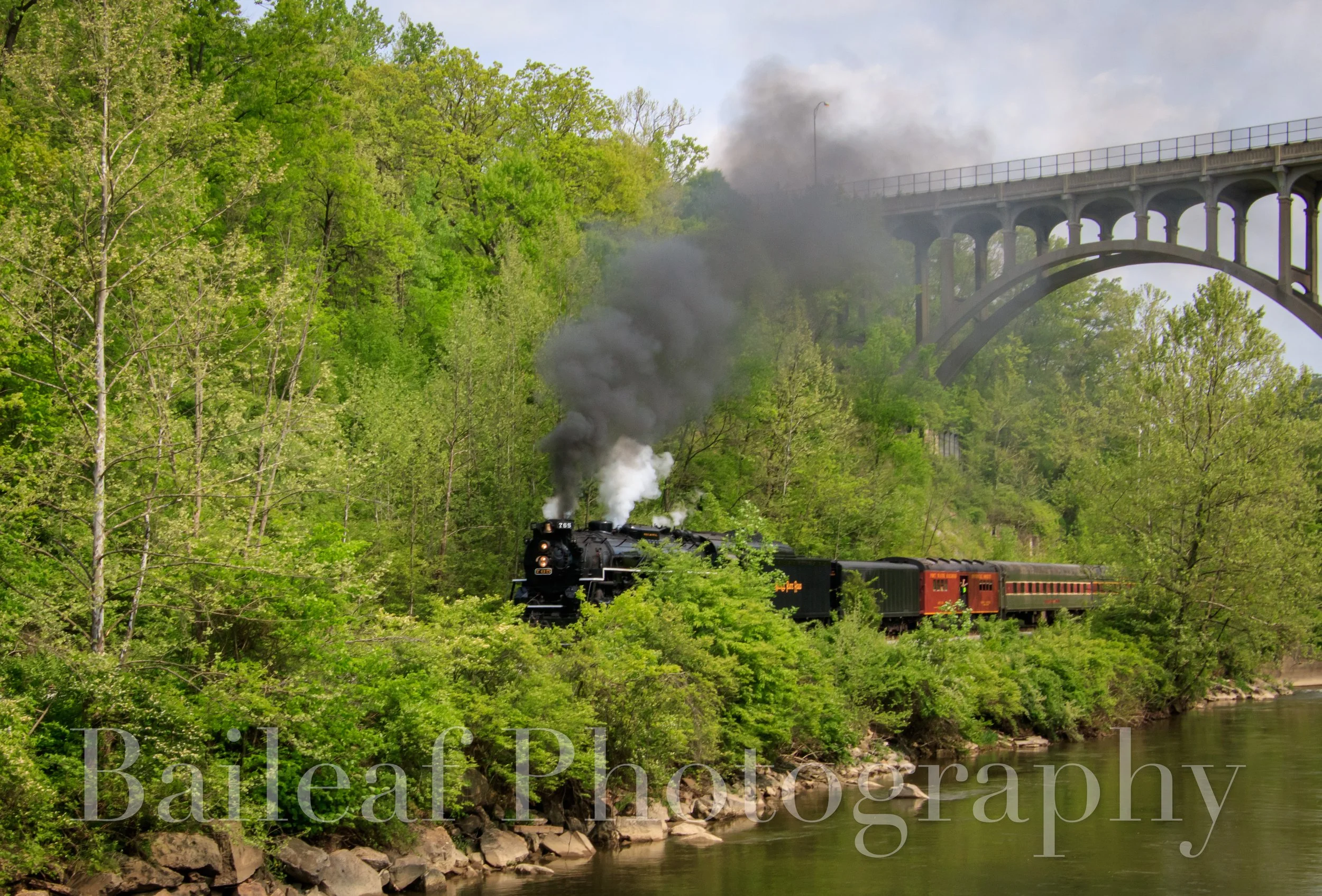 Nickel Plate Road steam locomotive No. 765 Cuyahoga Valley