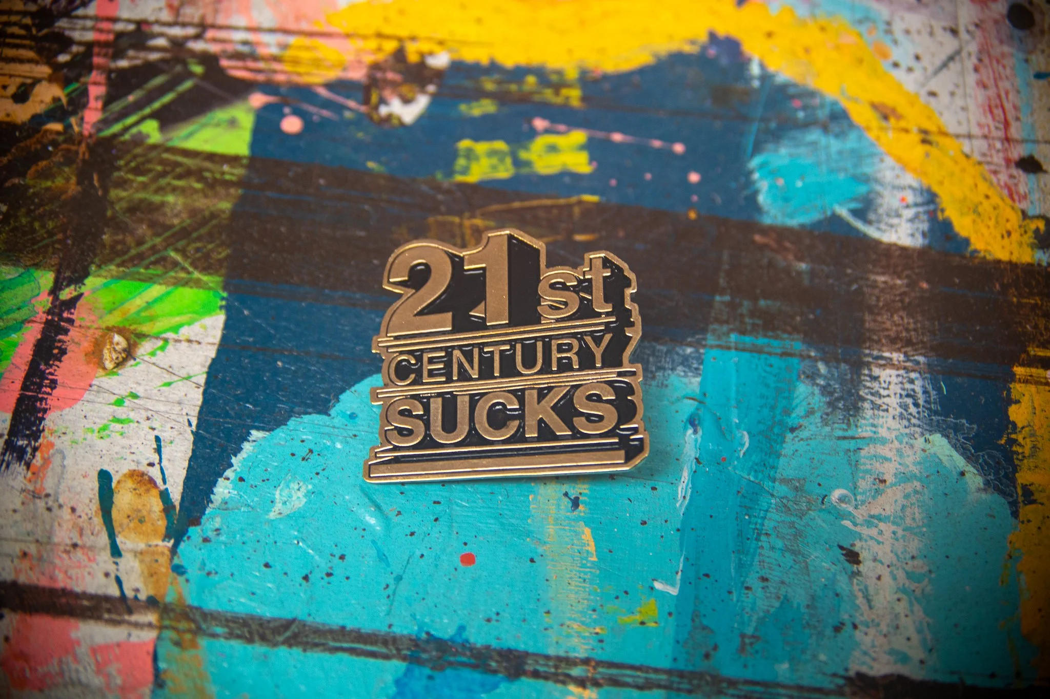 21st Century Sucks Pin (Limited Stock)