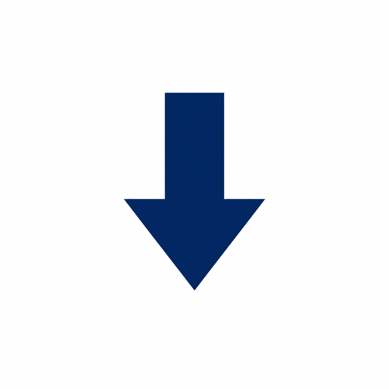 Downward arrow showing step-by-step process flow