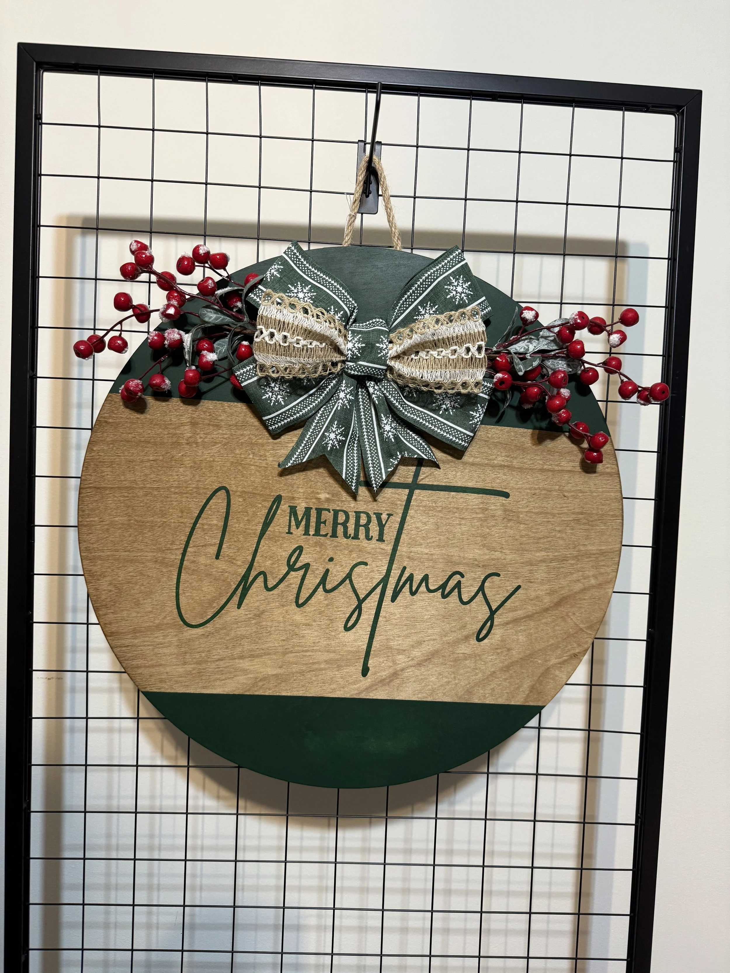 Merry Christmas - Green 18"