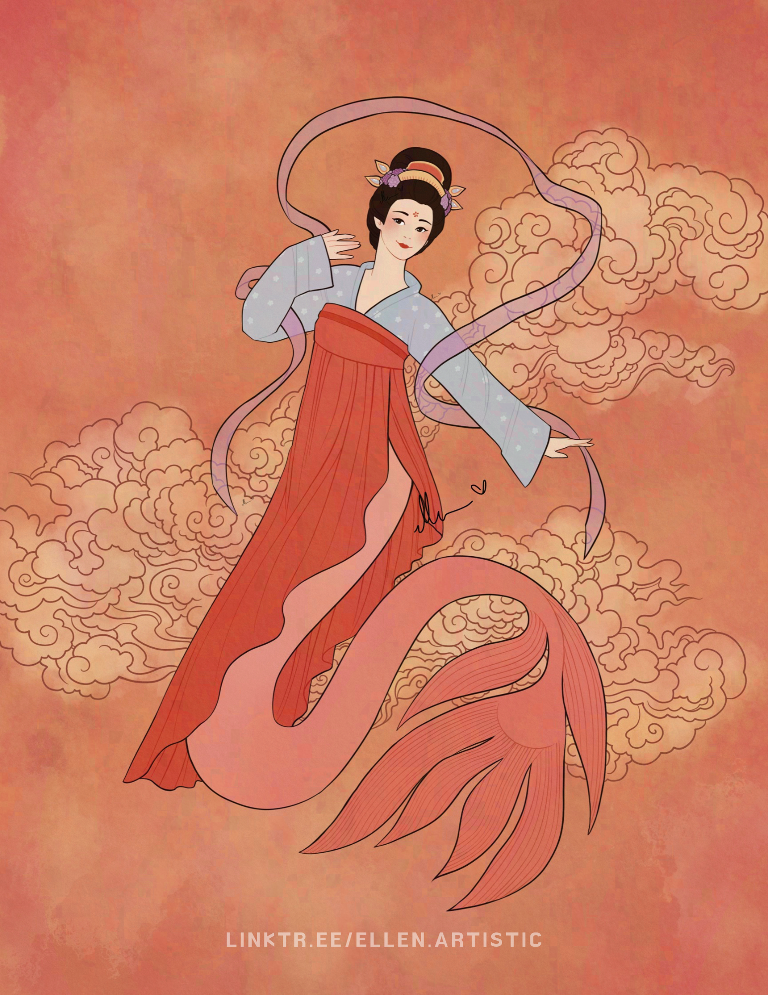 Tang Dynasty Mermaid