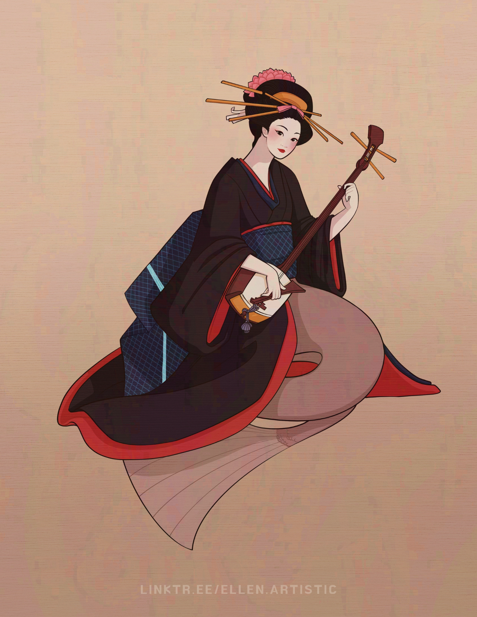 Edo Period Mermaid