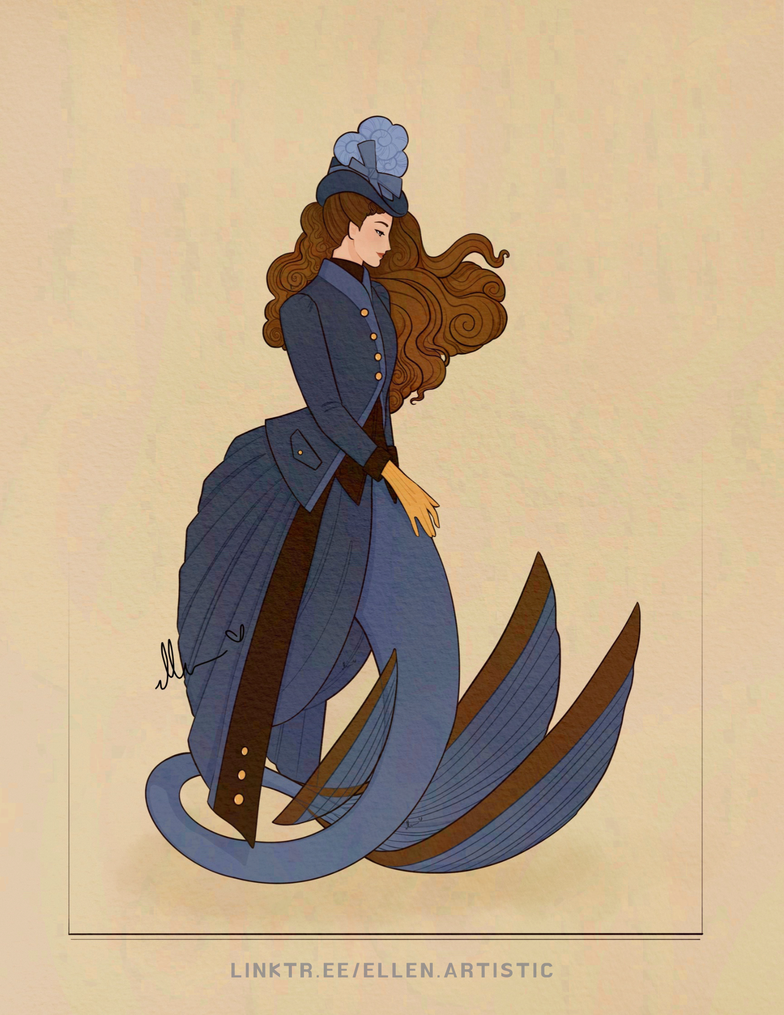 Late Victorian Mermaid