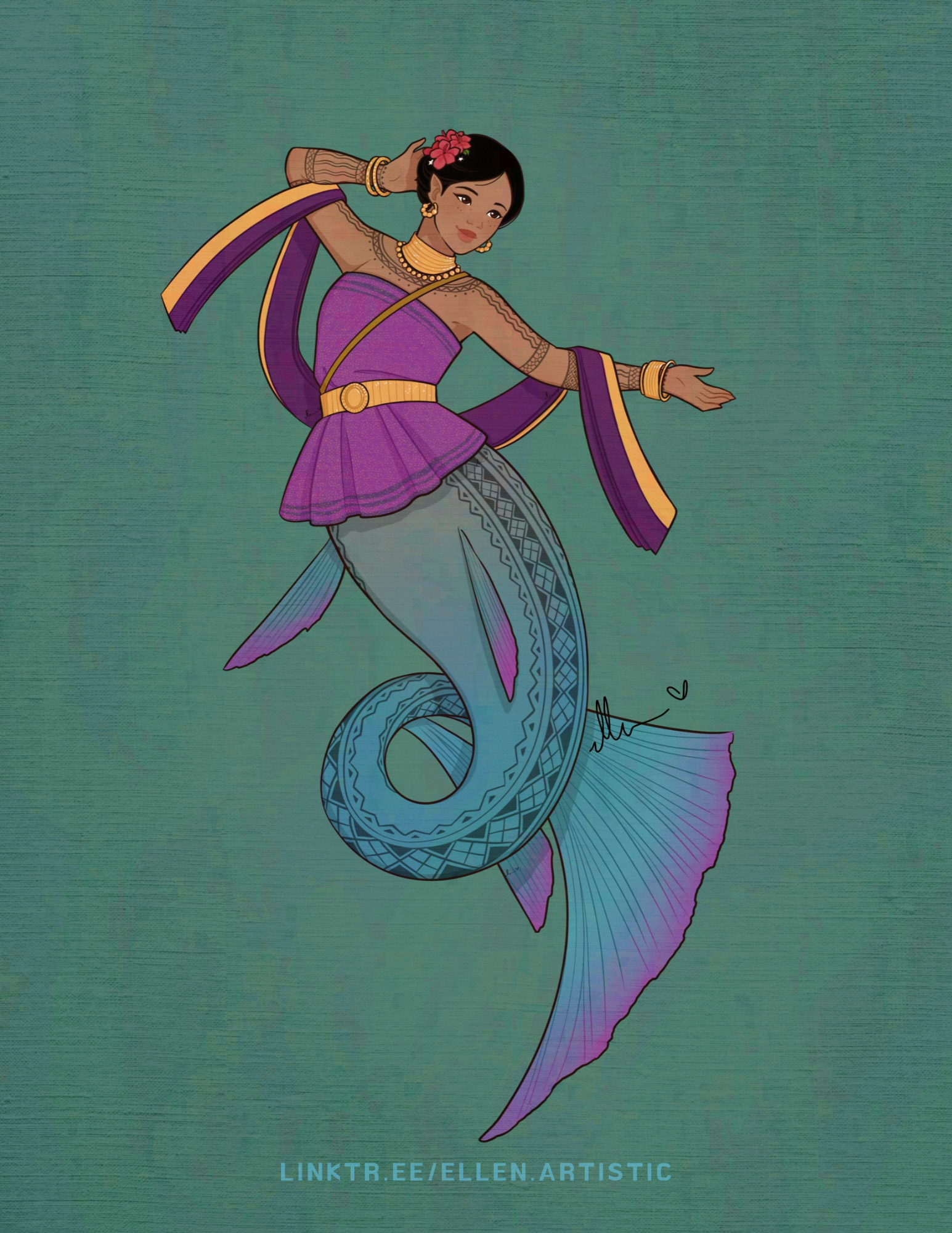 Pre-Colonial Filipino Mermaid!