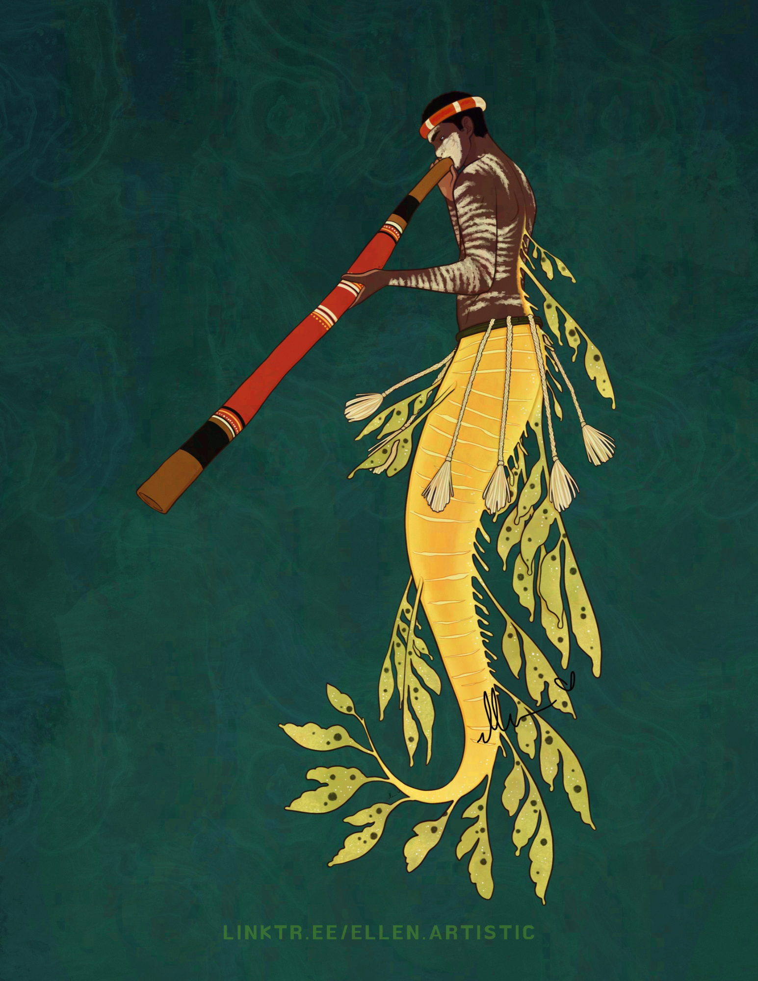 Aboriginal Australian Merman