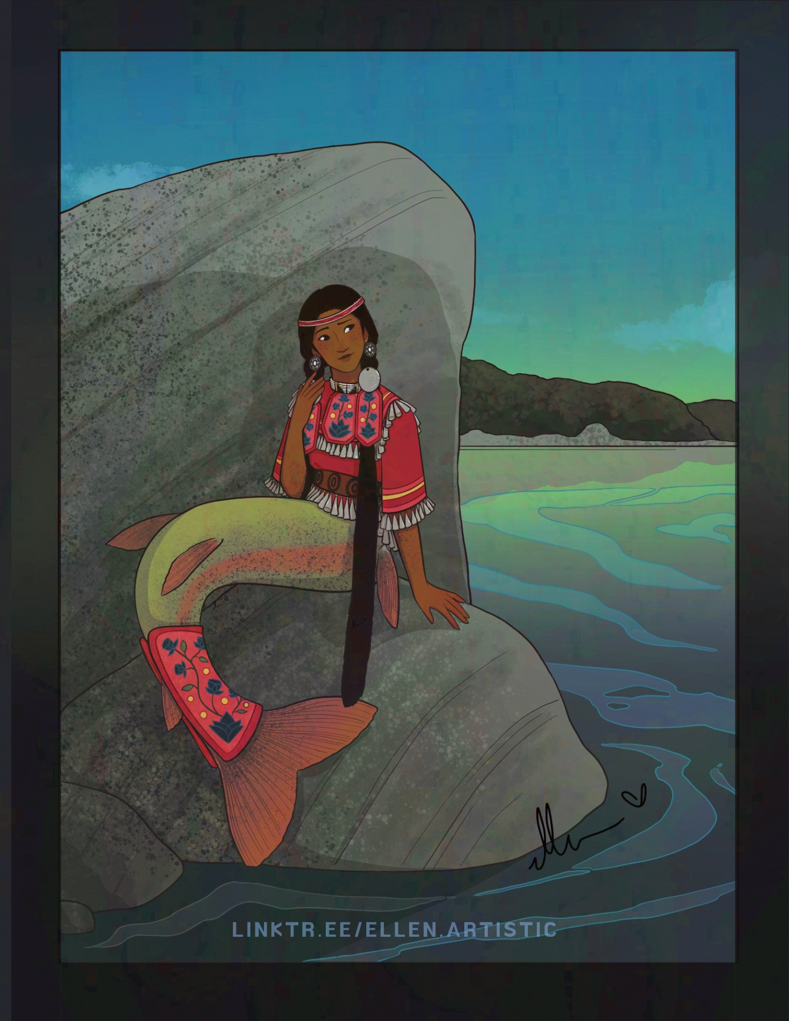 Anishinaabe Mermaid