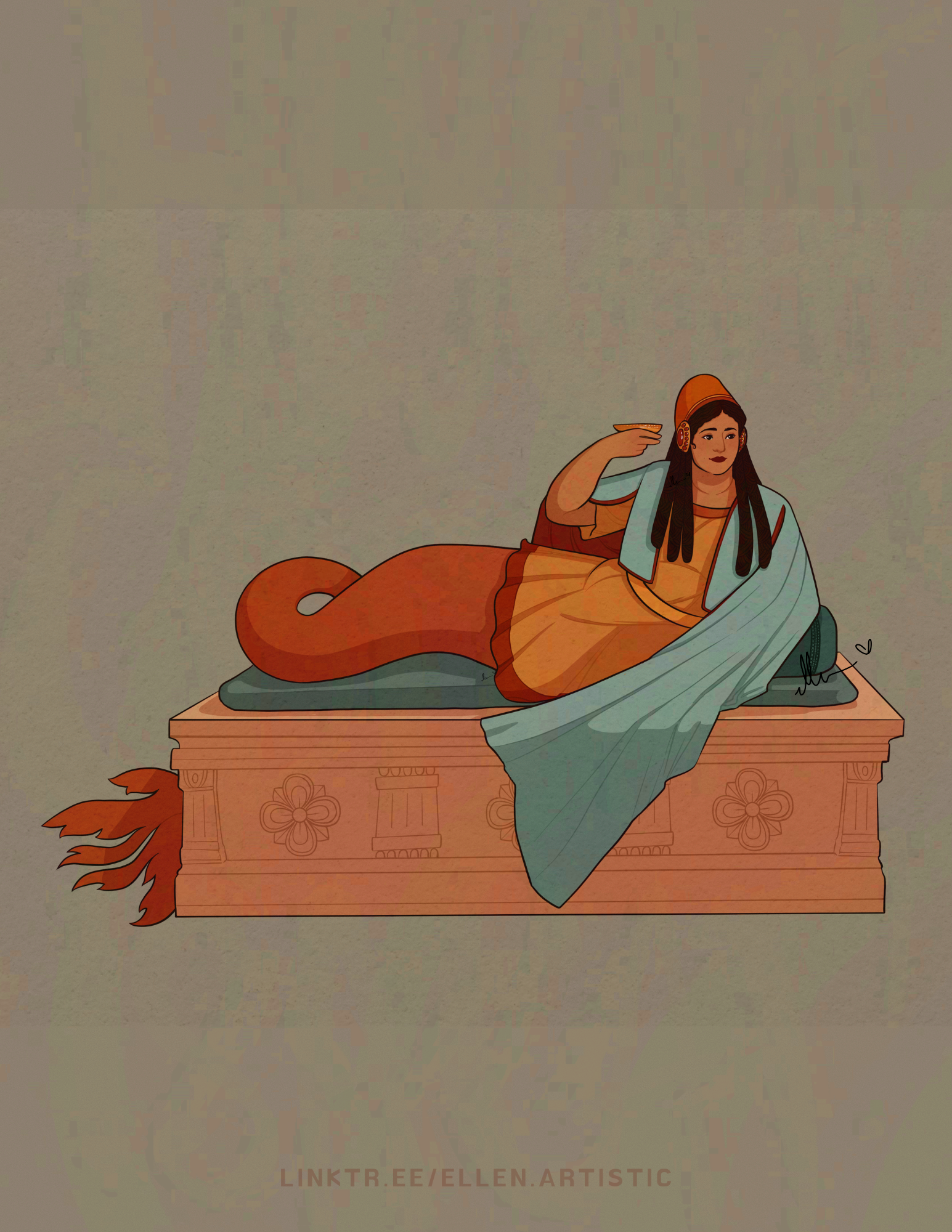 Etruscan Mermaid