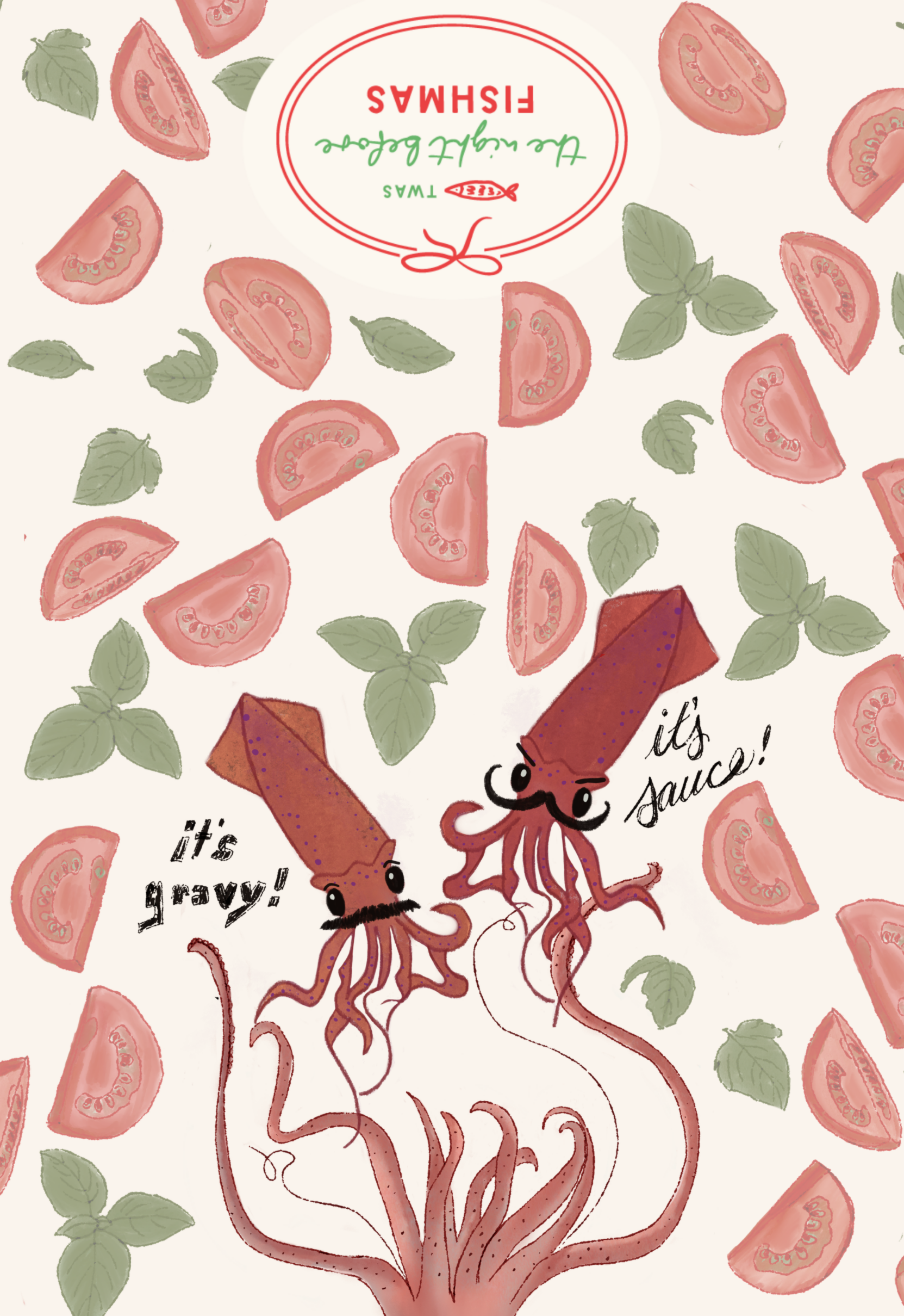 Tea Towel - Squid Games (Gravy v Sauce)