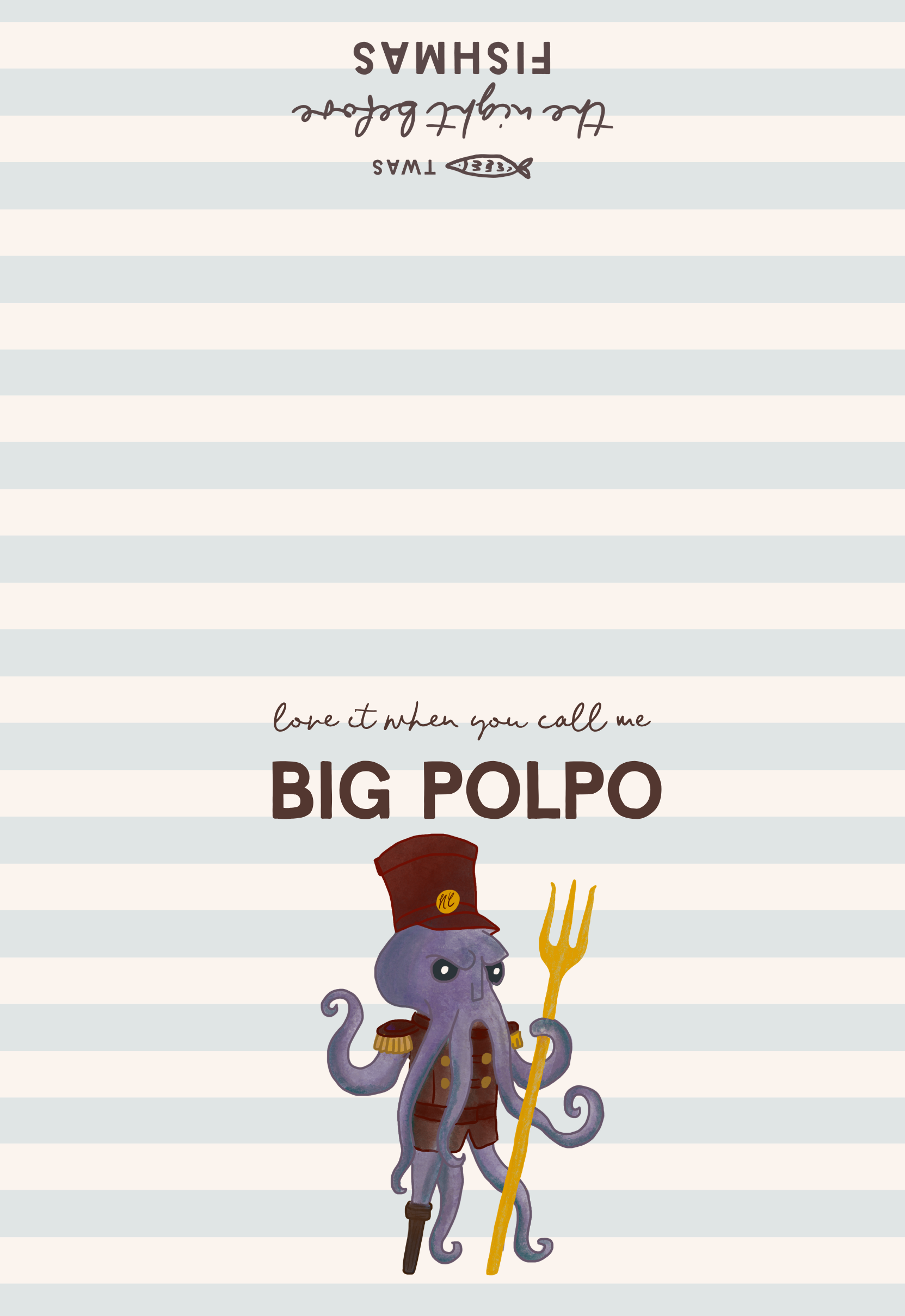 Tea Towel - Big Polpo