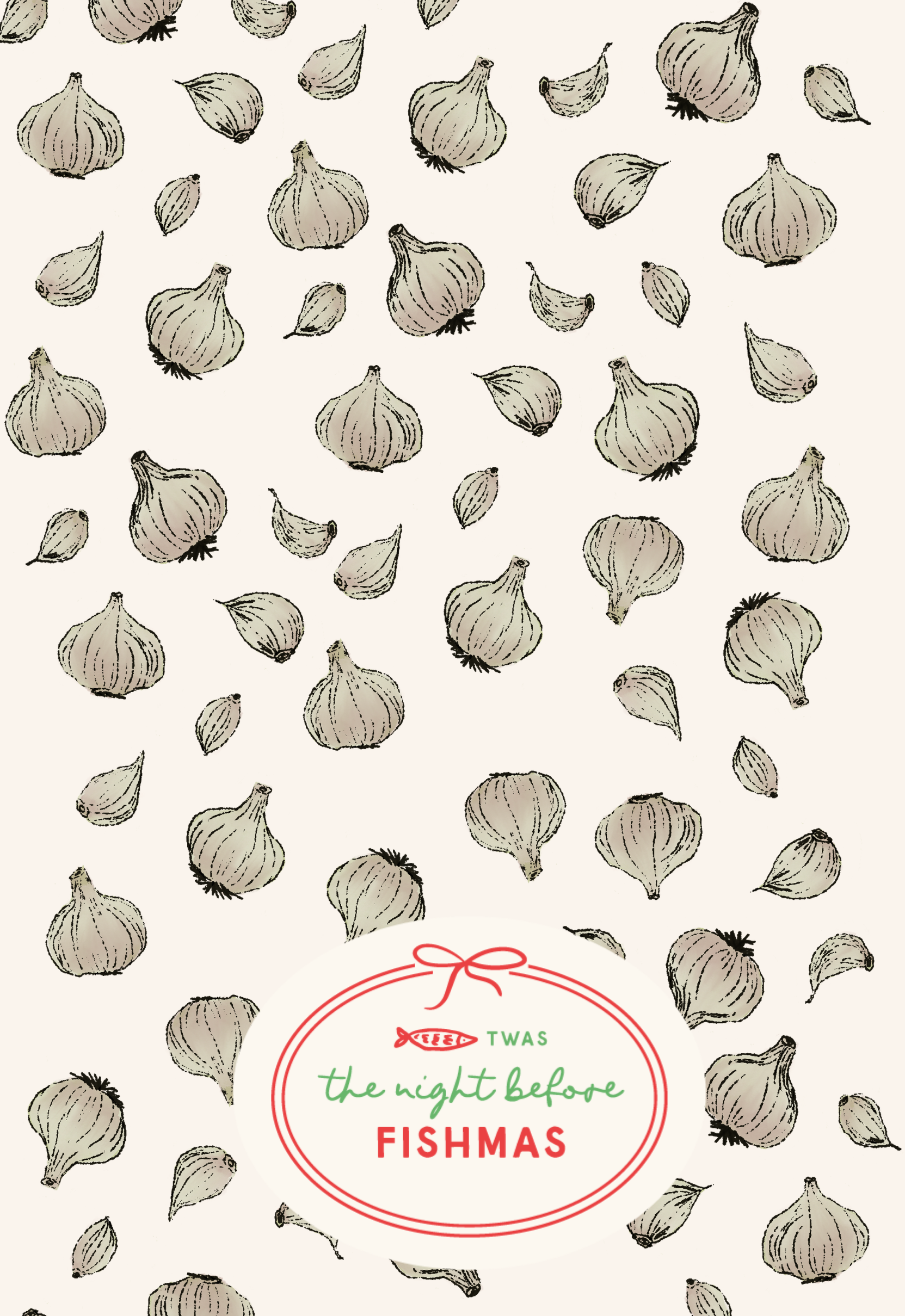 Tea Towel - Garlic
