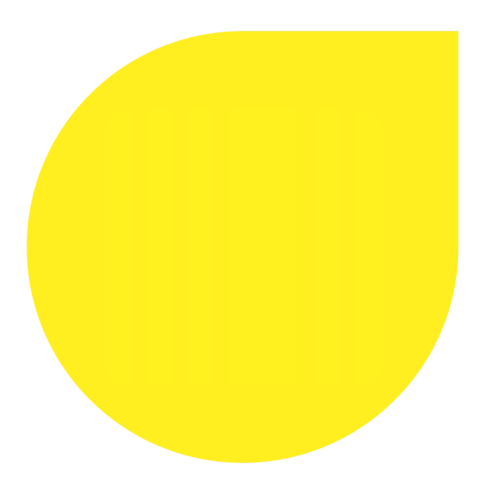 Yellow round shape on a black background, resembling a partially visible lemon or circle.