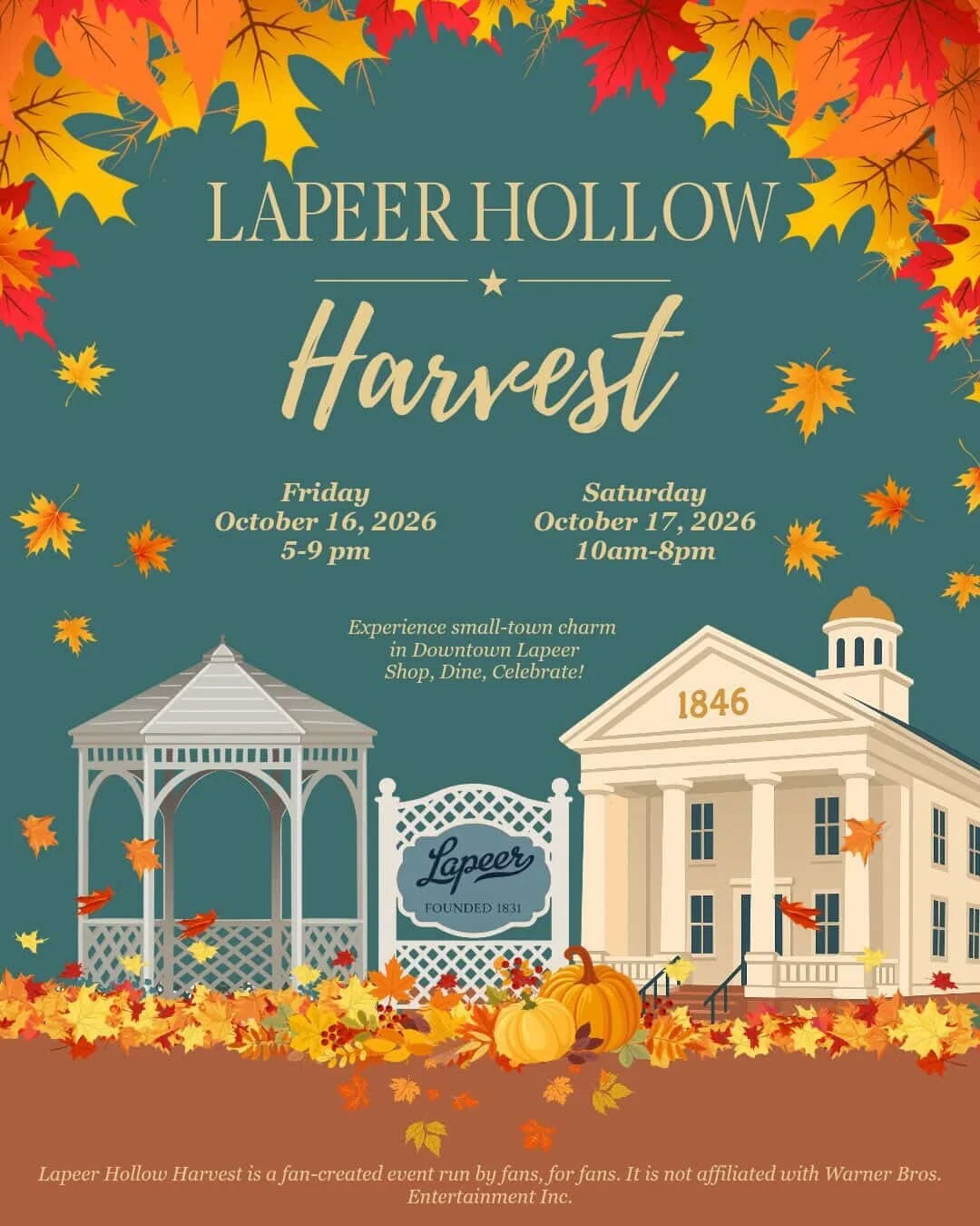 🍂✨ Come see us in the Hollow! ✨🍂

We&rsquo;re so excited to be part of Lapeer Hollows Harvest and we&rsquo;ve been brewing up some Gilmore Girls-inspired drinks just for the occasion! 🥤☕️💚

We will be inside @grace.and.butter, make sure to come i